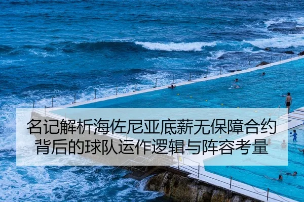 名记解析海佐尼亚底薪无保障合约背后的球队运作逻辑与阵容考量